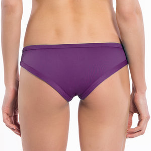 Solid Purple Collection Straight Lift Bikini Bottoms